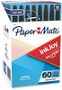 A Picture of product PAP-2013311 Paper Mate® InkJoy™ 50ST Ballpoint Pens Pen, Stick, Medium 1 mm, Black Ink, Clear Barrel, 60/Pack