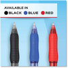 A Picture of product PAP-2095462 Paper Mate® Profile™ Retractable Ballpoint Pen Medium 1 mm, Blue Ink, Translucent Barrel, Dozen