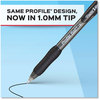 A Picture of product PAP-2095462 Paper Mate® Profile™ Retractable Ballpoint Pen Medium 1 mm, Blue Ink, Translucent Barrel, Dozen