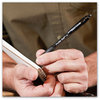 A Picture of product PAP-2095470 Paper Mate® Profile™ Retractable Ballpoint Pen Medium 1 mm, Black Ink, Translucent Barrel, Dozen
