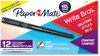 A Picture of product PAP-2124509 Paper Mate® Write Bros.® Grip Ballpoint Pen Stick, Medium 1 mm, Black Ink, Barrel, Dozen