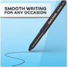 A Picture of product PAP-2124512 Paper Mate® Write Bros.® Ballpoint Pen Stick, Fine 0.8 mm, Blue Ink, Barrel, Dozen
