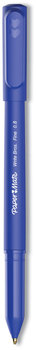 Paper Mate® Write Bros.® Ballpoint Pen Stick, Fine 0.8 mm, Blue Ink, Barrel, Dozen
