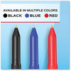 A Picture of product PAP-2124517 Paper Mate® Write Bros.® Ballpoint Pen Stick, Fine 0.8 mm, Red Ink, Barrel, Dozen