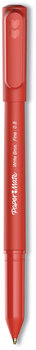 Paper Mate® Write Bros.® Ballpoint Pen Stick, Fine 0.8 mm, Red Ink, Barrel, Dozen