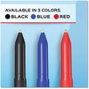 A Picture of product PAP-3321131C Paper Mate® Write Bros.® Stick Ballpoint Pen Medium 1 mm, Red Ink, Barrel, Dozen
