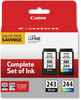 A Picture of product CNM-1287C006 Canon® PG-243/CL-244 Multi Pack 1287C006 (CL-244; PG-243) Ink, Black/Color