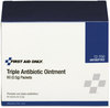 A Picture of product FAO-12700 First Aid Only™ Antibiotic Ointment Triple 0.5 g Packet, 60/Box