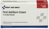 A Picture of product FAO-13006 PhysiciansCare® by First Aid Only® Antibiotic Ointment Kit Refill Burn Cream Packets, 0.1 g Packet, 12/Box
