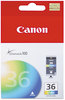 A Picture of product CNM-1511B002 Canon® CLI36 Ink Tank 1511B002 (CLI-36) 100 Page-Yield, Tri-Color