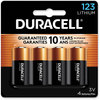 A Picture of product DUR-DL123AB4 Duracell® Specialty High-Power Lithium Batteries 123, 3 V, 4/Pack