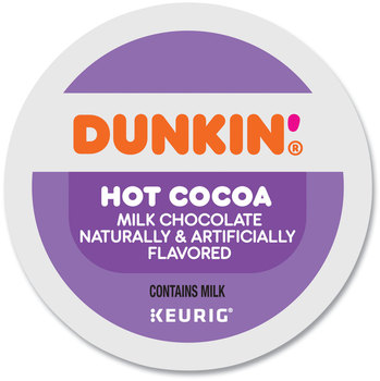 Dunkin' Donuts® Milk Chocolate Hot Cocoa K-Cup® Pods 22/Box