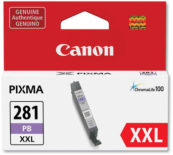 Canon® CLI-281 XXL Ink 1984C001 (CLI-281XXL) ChromaLife100 Photo Blue