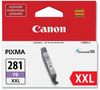 A Picture of product CNM-1984C001 Canon® CLI-281 XXL Ink 1984C001 (CLI-281XXL) ChromaLife100 Photo Blue