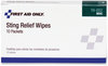 A Picture of product FAO-19002 PhysiciansCare® by First Aid Only® Refill Components—Antiseptic Sting Relief Pads, 10/Box