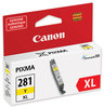 A Picture of product CNM-2036C001 Canon® CLI-281 XL Ink 2036C001 (CLI-281) ChromaLife100 Yellow