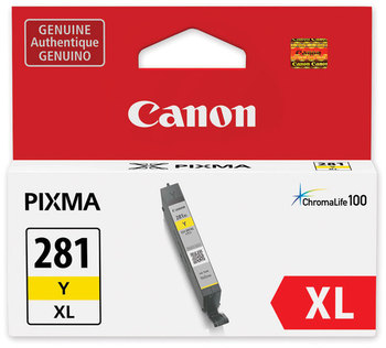 Canon® CLI-281 XL Ink 2036C001 (CLI-281) ChromaLife100 Yellow