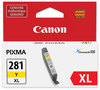 A Picture of product CNM-2036C001 Canon® CLI-281 XL Ink 2036C001 (CLI-281) ChromaLife100 Yellow
