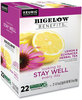 A Picture of product GMT-2025 Bigelow® Benefits Lemon & Echinacea Herbal K-Cup® and 0.11 oz, 22/Box