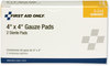 A Picture of product FAO-3014 First Aid Only™ Gauze Pads Sterile, 4 x 2/Box