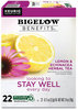 A Picture of product GMT-2025 Bigelow® Benefits Lemon & Echinacea Herbal K-Cup® and 0.11 oz, 22/Box