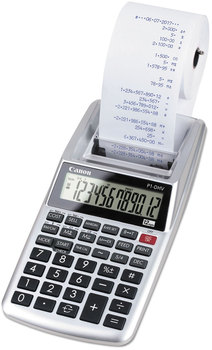 Canon® P1-DHV 12-Digit Palm Printing Calculator Purple Print, 2 Lines/Sec