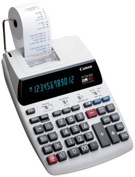Canon® P170-DH-3 Printing Calculator Black/Red Print, 2.3 Lines/Sec