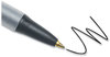 A Picture of product BIC-CSEM10BLK BIC® Ecolutions® Clic Stic® Retractable Ballpoint Pen Medium 1 mm, Black Ink, Translucent Frost/Black Barrel, 10/Pack