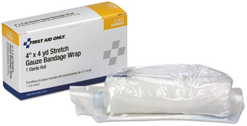 First Aid Only™ 24 Unit ANSI Class A+ Refill 4" x 4 yd Sterile Gauze Bandage