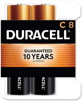 Duracell® CopperTop® Alkaline Batteries C 8/Pack