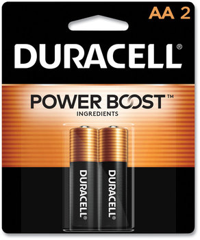 Duracell® Power Boost CopperTop® Alkaline Batteries AA 2/Pack