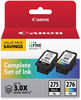A Picture of product CNM-4981C008 Canon® 4981C008 High-Yield Multipack Ink (PG-275XL/CL-276XL) Black/Tri-Color