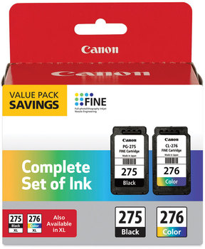 Canon® 4988C005 Multipack Ink (PGI-275; CLI-276) Black/Tri-Color