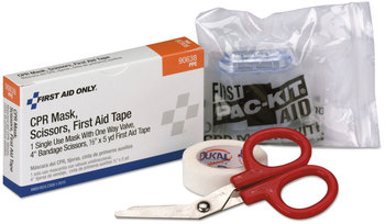 First Aid Only™ 24 Unit ANSI Class A+ Refill CPR Breather, Scissors, Tape