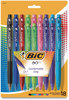 A Picture of product BIC-WX7ST272A BIC® BU3™ Retractable Ballpoint Pen Medium 1 mm, Assorted Fashion Ink and Barrel Colors, 18/Pack