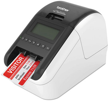 Brother QL-820NWB Professional, Ultra Flexible Label Printer With Multiple Connectivity Options 110 Labels/min Print Speed, 5 x 9.37 6