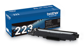 Brother TN223 Standard Yield Toner TN223BK 1,400 Page-Yield, Black