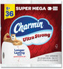 A Picture of product PGC-04306 Charmin® Ultra Strong Bathroom Tissue Super Mega Rolls, Septic Safe, 2-Ply, White, 363 Sheet Roll, 6 Rolls/Pack, 3 Packs/Carton