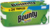 A Picture of product PGC-05661 Bounty® Select-a-Size 2-Ply Kitchen Roll Paper Towels. 6 X 11 in. White. 135 sheets/roll, 8 triple rolls/carton.