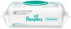 A Picture of product PGC-07325 Pampers® Sensitive Baby Wipes 1-Ply, 6.7 x 7, Unscented, White, 84/Pack, 7/Carton