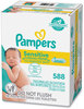 A Picture of product PGC-07325 Pampers® Sensitive Baby Wipes 1-Ply, 6.7 x 7, Unscented, White, 84/Pack, 7/Carton