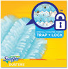 A Picture of product PGC-08306 Swiffer® Dusters Refill Dust Lock Fiber, Blue, Gain Original Scent, 10/Pack