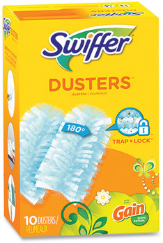 Swiffer® Dusters Refill Dust Lock Fiber, Blue, Gain Original Scent, 10/Pack