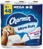 A Picture of product PGC-08813 Charmin® Ultra Soft Bathroom Tissue Mega Roll, Septic Safe, 2-Ply, White, 224 Sheets/Roll, 12 Rolls/Pack