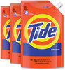 A Picture of product PGC-59832 Tide® Pouch HE Liquid Laundry Detergent Original Scent, 35 Loads, 45 oz, 3/Carton