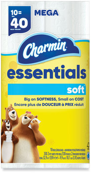 Charmin® Essentials Soft™ Bathroom Tissue Septic Safe, 2-Ply, White, 352 Sheets/Roll, 30 Rolls/Carton