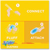 A Picture of product PGC-74330 Swiffer® Dusters Starter Kit Dust Lock Fiber, 6" Handle, Blue/Yellow, Gain Scent