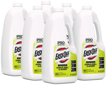 Professional EASY-OFF® Ready-to-Use Oven & Grill Cleaner and Liquid, 2 qt Bottle, 6/Carton