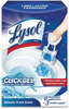 A Picture of product RAC-89059 LYSOL® Brand Click Gel™ Automatic Toilet Bowl Cleaner Ocean Fresh, 6/Box, 4 Boxes/Carton