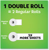 A Picture of product PGC-74801 Bounty® Select-a-Size 2-Ply Kitchen Roll Paper Towels. 5.9 X 11 in. White. 110 sheets/roll, 6 rolls/carton.